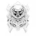 black sabbath tattoo design idea