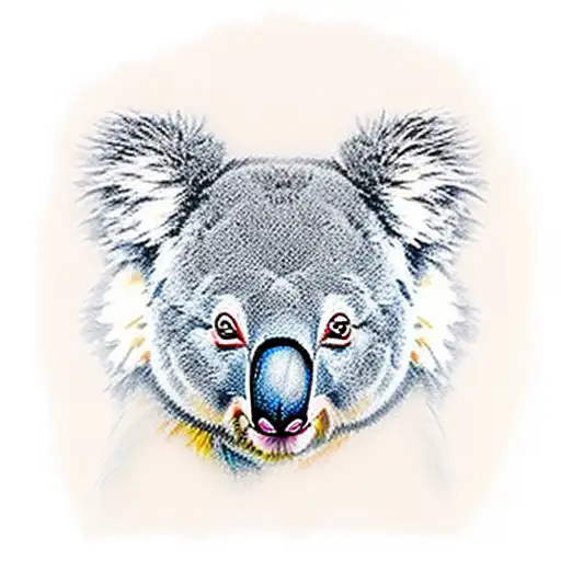 koala tattoo design idea