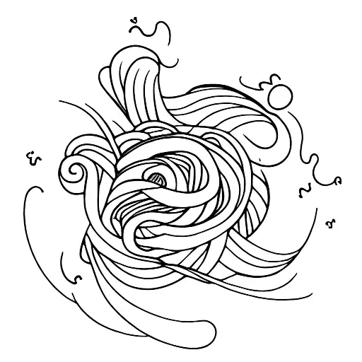 Road, wind blowing, sunshine,  tattoo design idea