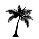 Palm Tree tattoo design idea