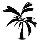Palm Tree tattoo design idea