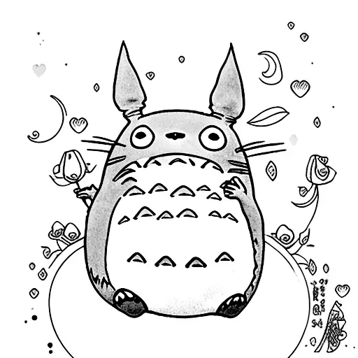 totoro tattoo tattoo design idea