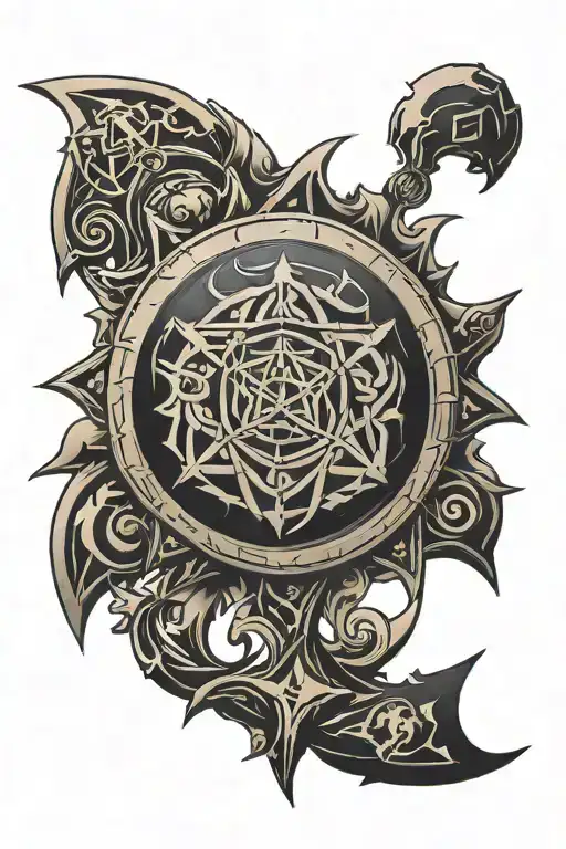 full metal alchemist soul seal tattoo design idea