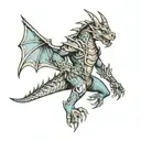 Dragonborn tattoo design idea