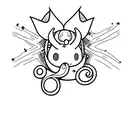 primarina and psyduck tattoo design idea