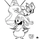 primarina and psyduck tattoo design idea
