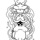 primarina and psyduck tattoo design idea