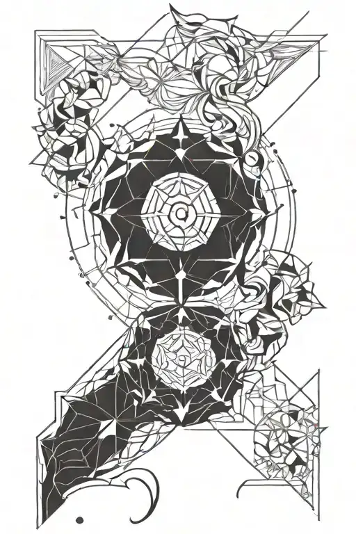 gemini zodiac sign tattoo design idea
