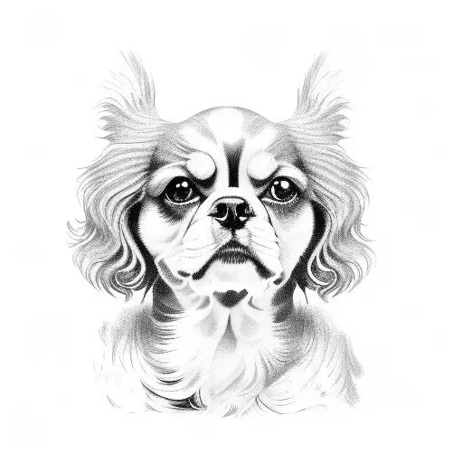 Cavalier King Charles tattoo design idea