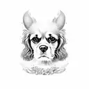 Cavalier King Charles tattoo design idea