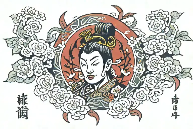 Korean tattoo design idea