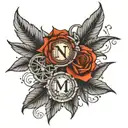 2 of 3 roman numerals tattoo design idea