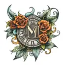 2 of 3 roman numerals tattoo design idea