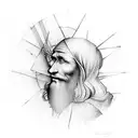 Leonardo da vinci tattoo design idea