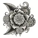 L and O tattoo design idea