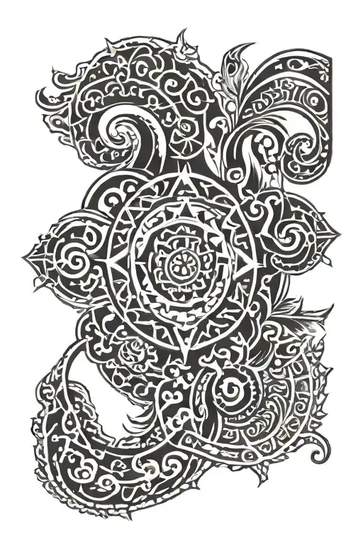 East European tribal tattoo tattoo design idea