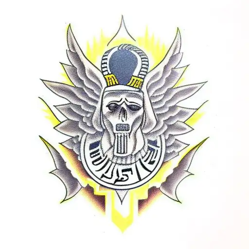 Isis Egypt tattoo design idea