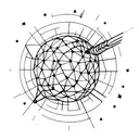 Sputnik  tattoo design idea