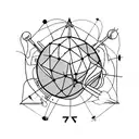 Sputnik  tattoo design idea