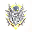 Isis Egypt tattoo design idea