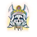 Isis Egypt tattoo design idea