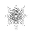 Pleiades Constelation tattoo design idea