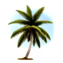Palm Tree tattoo design idea