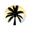 Palm Tree tattoo design idea