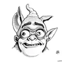 Shrek and donkey, Rick and Morty, Cars tattoo design idea