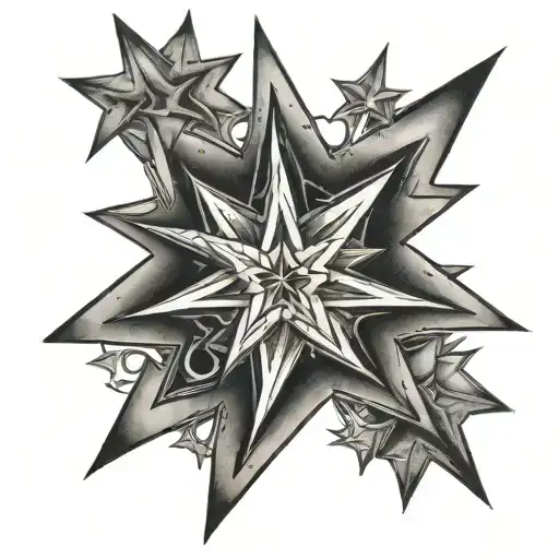 8 point star tattoo design tattoo design idea
