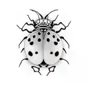 Ladybug tattoo design idea