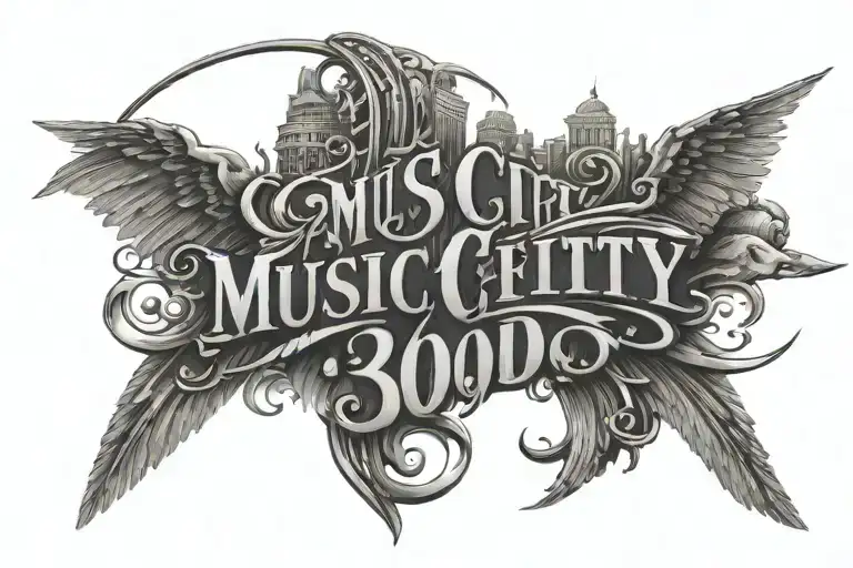 music city in 300 movie font tattoo tattoo design idea
