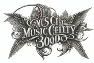 music city in 300 movie font tattoo tattoo design idea