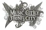 music city in 300 movie font tattoo tattoo design idea