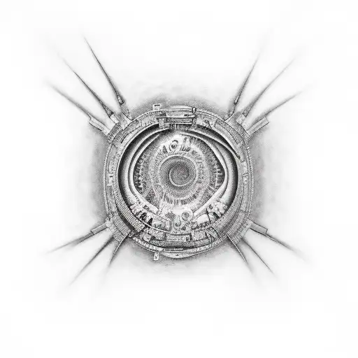 schizophrenia  tattoo design idea