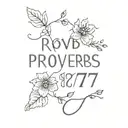proverbs 17:17 tattoo design idea