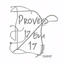 proverbs 17:17 tattoo design idea