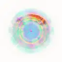 north star with aurora borealis, mountains, fjord tattoo design idea