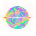 north star with aurora borealis, mountains, fjord tattoo design idea