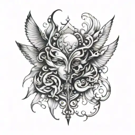 bipolar disorder tattoo design idea