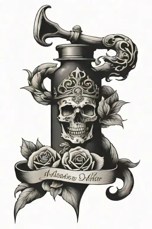 mason and Miller tribute tattoo design idea