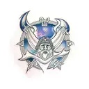 Frigg Norse  tattoo design idea