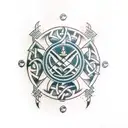 Frigg Norse  tattoo design idea