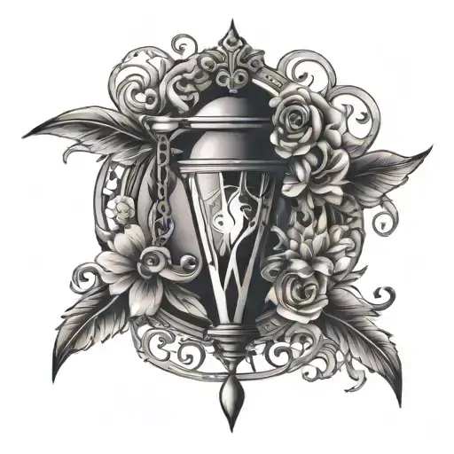 pendulum and name mattie lize tattoo design idea