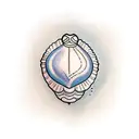 cowrie shells tattoo design idea