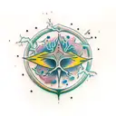 neuron cell tattoo design idea