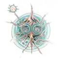 neuron cell tattoo design idea