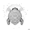 box turtle tattoo design idea