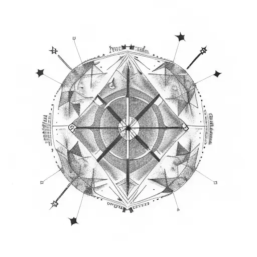 Family constellation: A constellation tattoo featuring the birthdates of your family members tattoo design idea