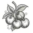 cherry, cherry bomb tattoo design idea